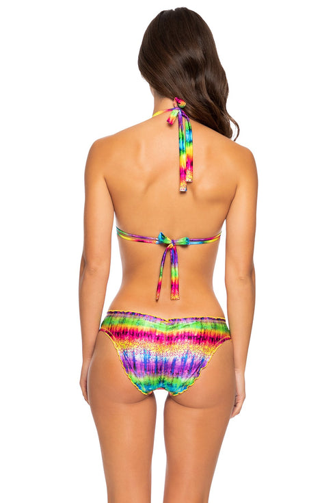 Luli Fama Afterglow Triangle Halter Top